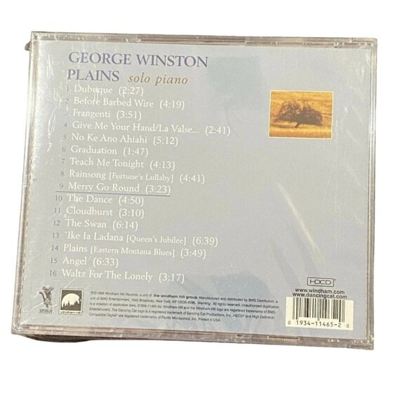 George Winston Solo Piano CD Lot of 2 Plains All the Seasons Collectors Edition - Picture 3 of 7